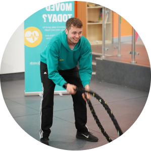 Man exercising