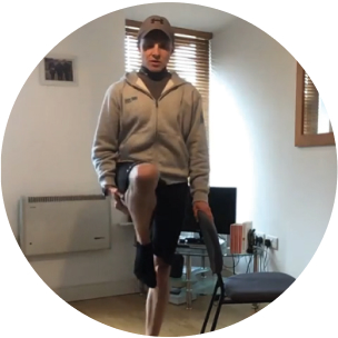 Man exercising